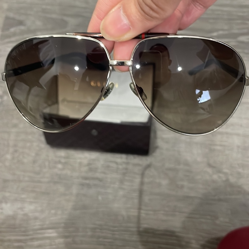 Unisex Gucci Aviator Sunglasses